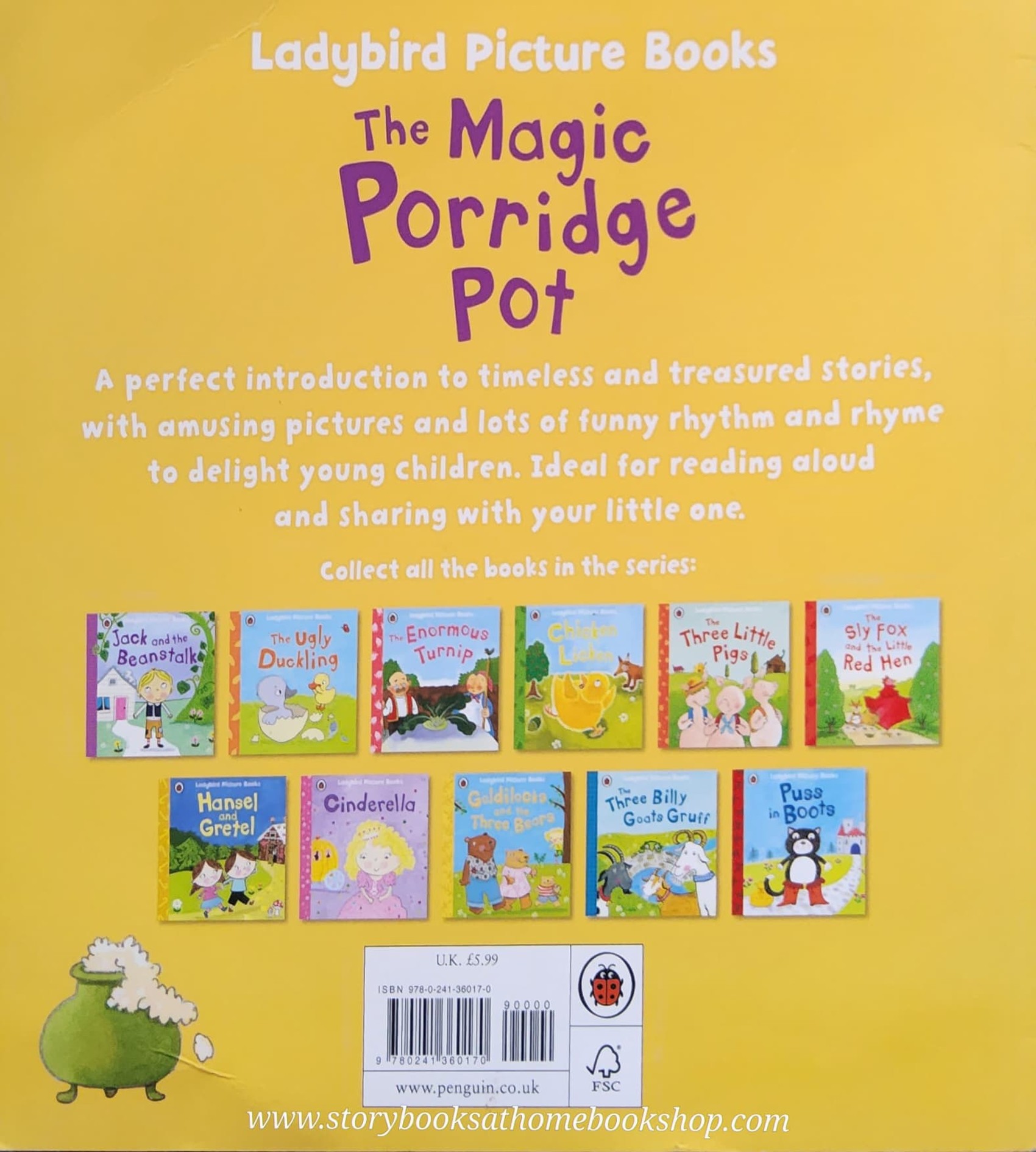 หนังสือนิทานปกอ่อน ** 🍓🍓THE MAGIC PORRIDGE POT