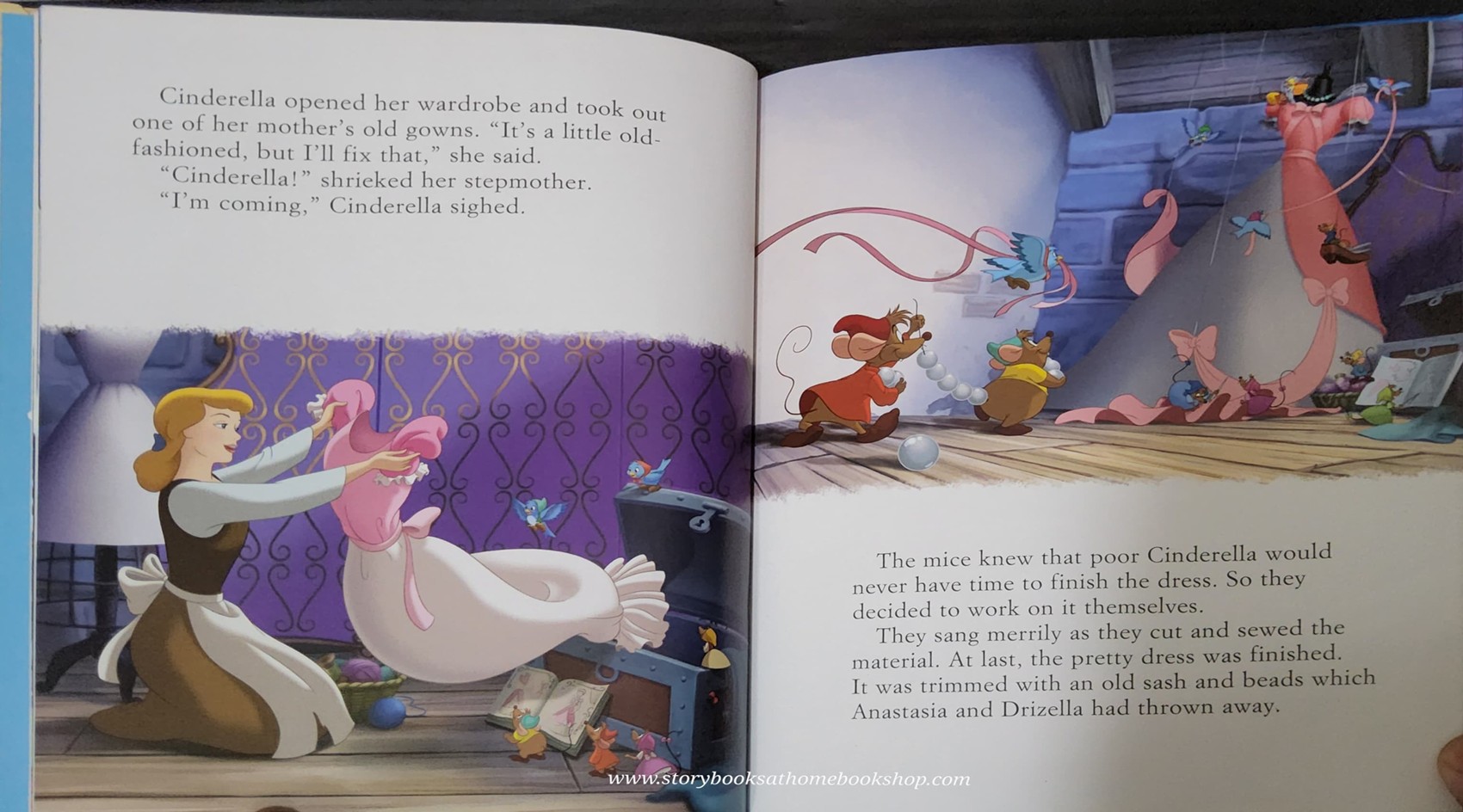 หนังสือนิทานปกแข็ง CINDERELLA