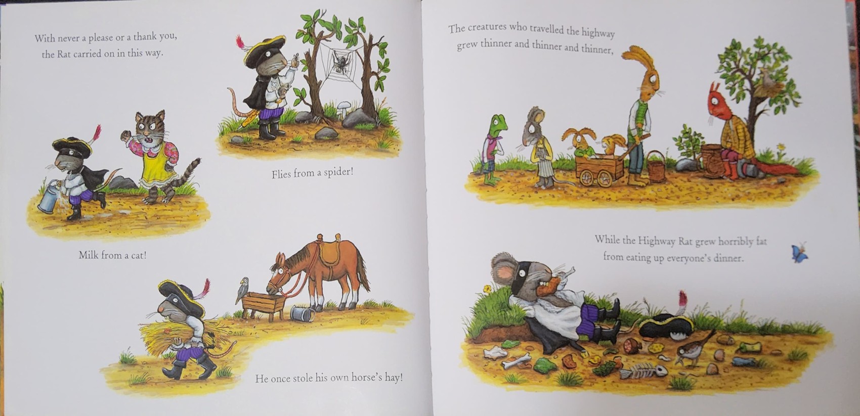 หนังสือนิทานปกแข็ง** ♥️THE HIGHWAY RAT BY JULIA DONALDSON AND AXEL SCHFFLER