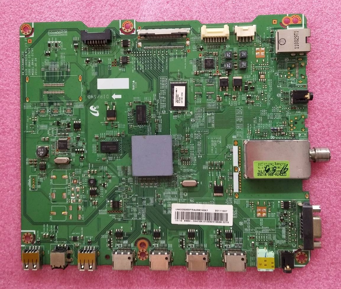 เมนบอร์ดทีวี ซัมซุง (Samsung) ของแท้ถอดจากเครื่อง รุ่น UA40D5000PR พาร์ท BN94-04418X