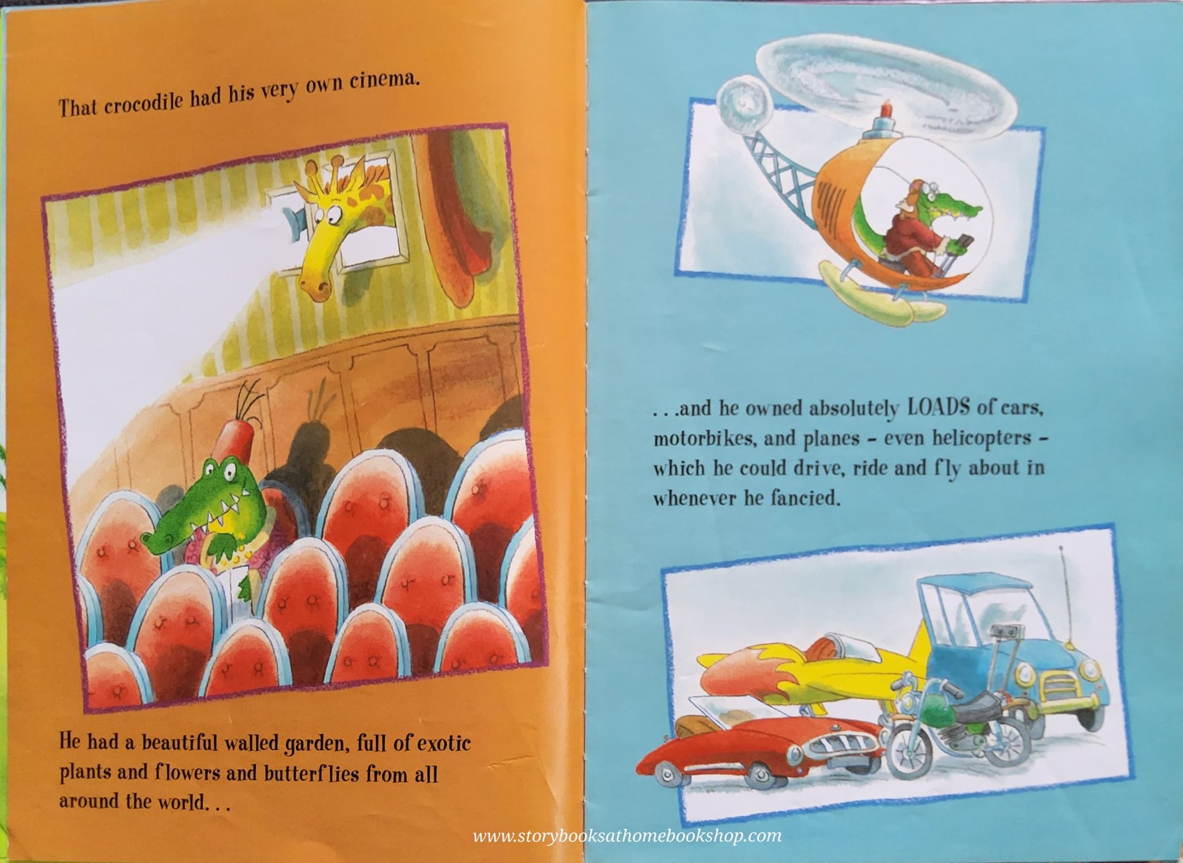 หนังสือนิทานปกแข็ง** 🍅🍓THE RICHEST CROCODILE IN THE WORLD BY DANIEL POSTGATE