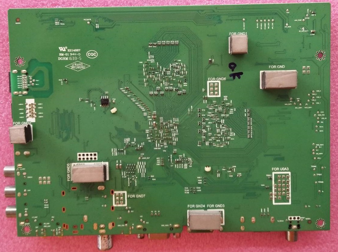 Main Board (เมนบอร์ด) Panasonic (พานาโซนิค) ของแท้ถอดจรากเครื่อง ใช้กับรุ่น TH-49DX400T พาร์ทบอร์ด 5800-A6M20B-0P50