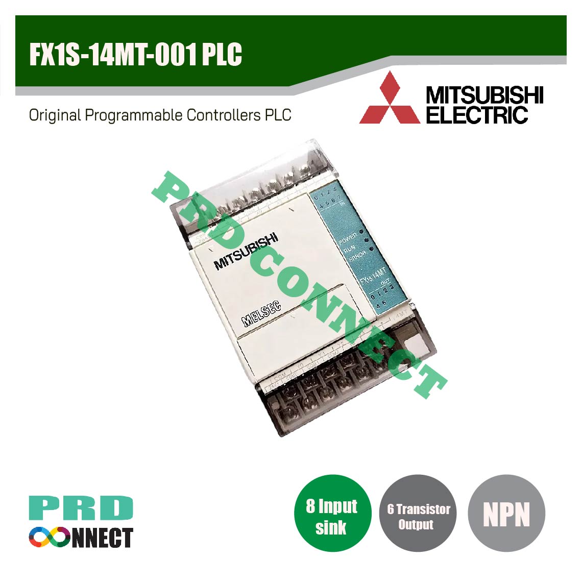 FX1S-14MT-001 PLC MITSUBISHI ระบบอัตโนมัติในโรงงาน