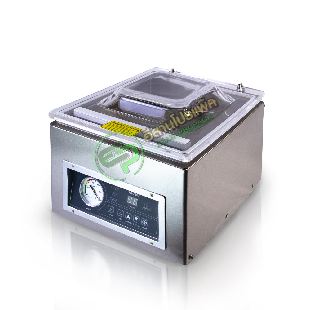 เครื่องซีลสูญญากาศ รุ่น DQ 260C (ราคายังไม่รวมภาษีมูลค่าเพิ่ม)