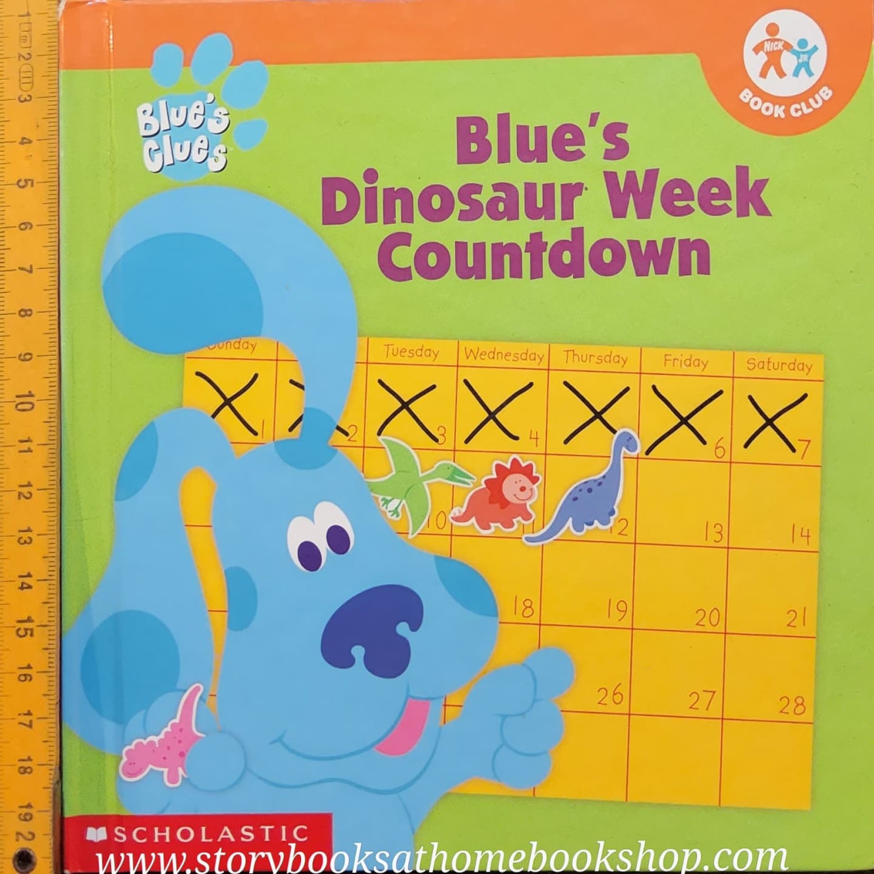 หนังสือนิทานปกแข็ง ** ♥️BLUE'S CLURES: BLUE'S DINOSAUR WEEK COUNTDOWN
