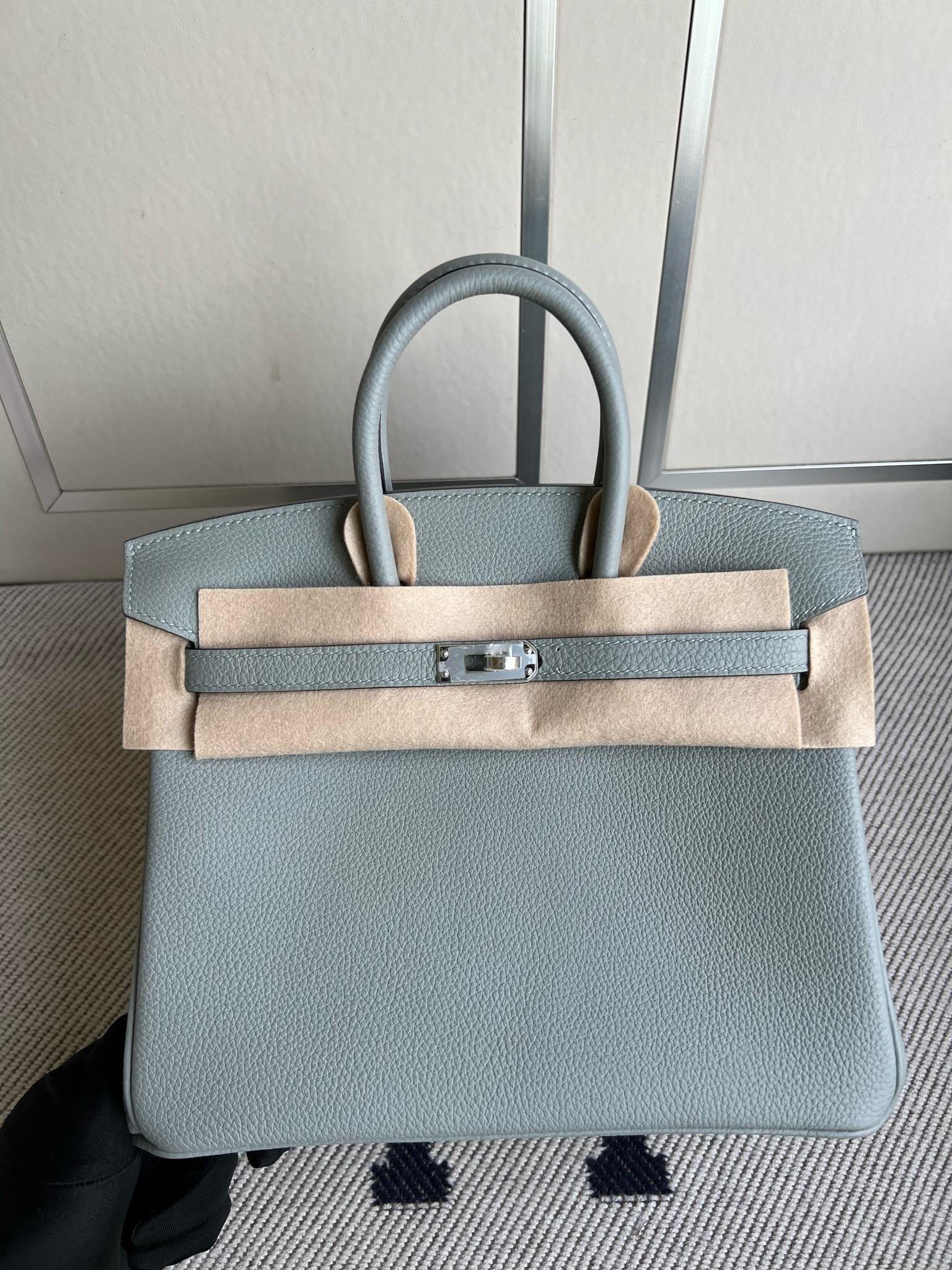 [Pre-order]Hermes Togo birkin 25cm 4Z Gris Mouette phw หนัง original TOGO งาน full handmade 100% คุณภาพ VIP เกรดดีที่สุด