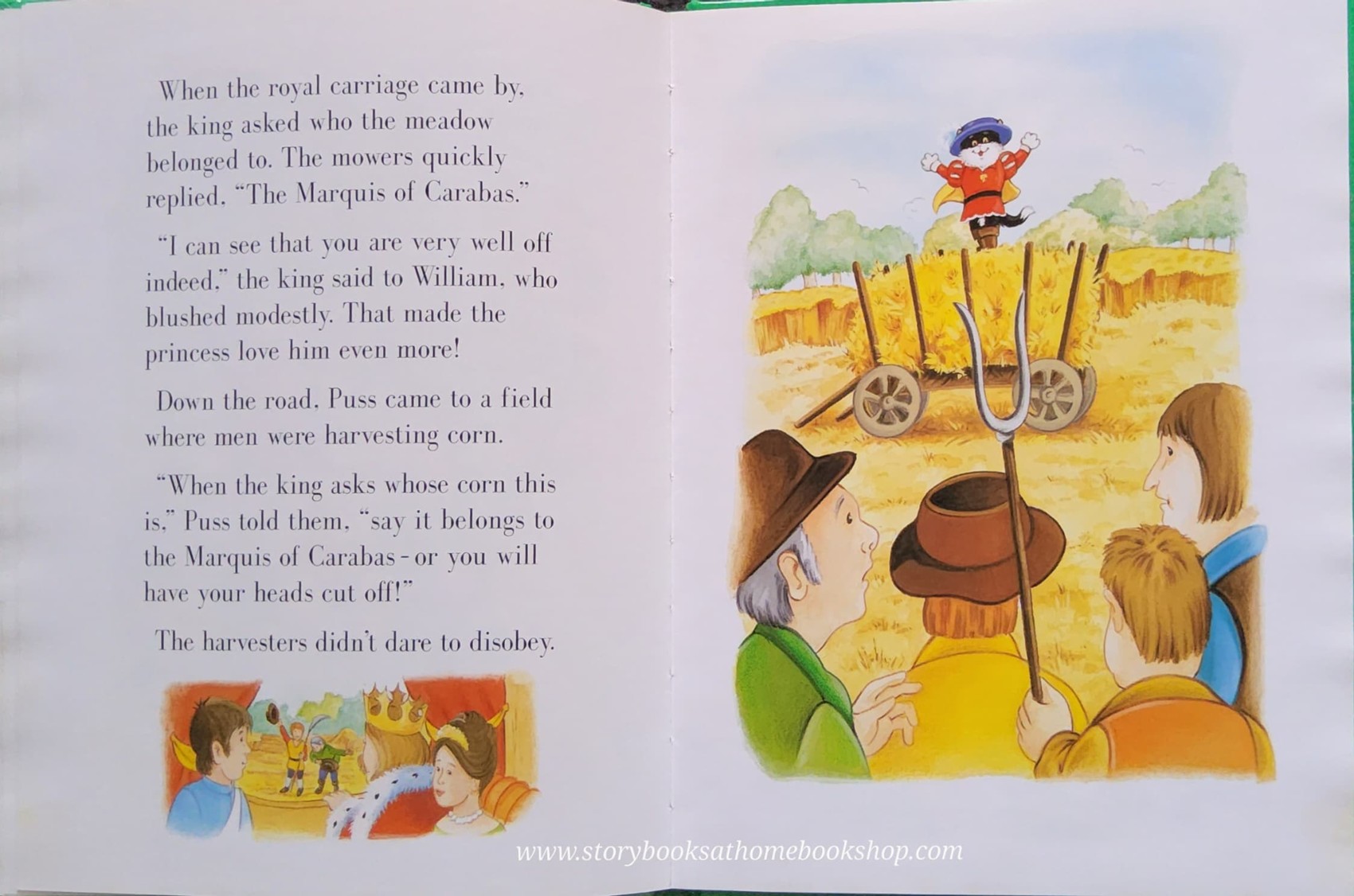 หนังสือนิทานปกแข็ง** ♥️TREASURED TALES 2 IN 1: THREE LITTLE PIGS AND PUSS IN BOOTS