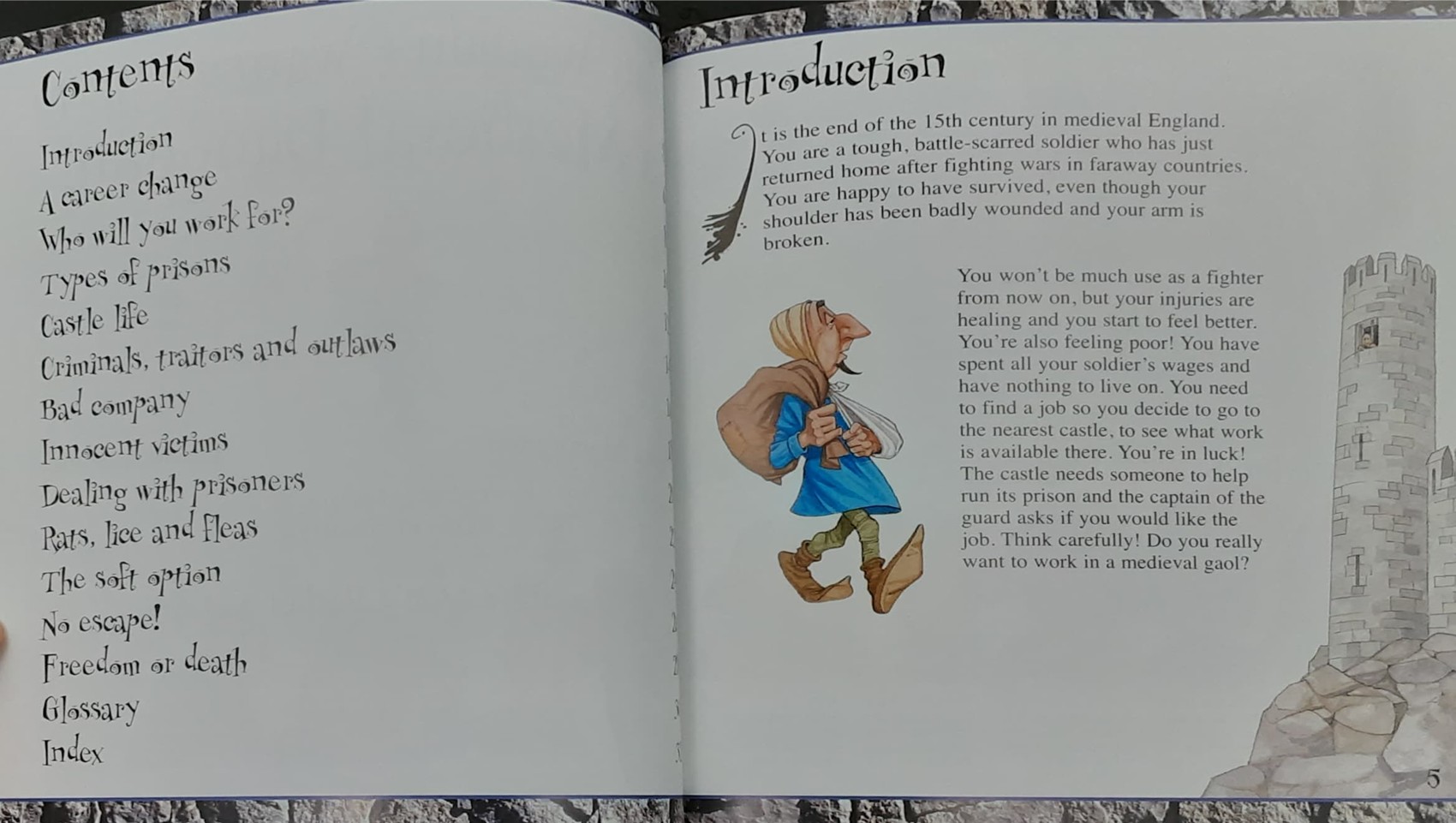 Knowledge Book** 🍅🍓YOU WOULDN'T WANT TO BE IN A MEDIEVAL DUNGEON! /USED 80-90%