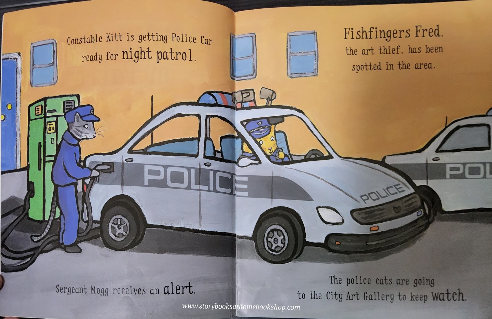 หนังสือนิทานปกอ่อน** 🍅POLICE CAR ON PATROL