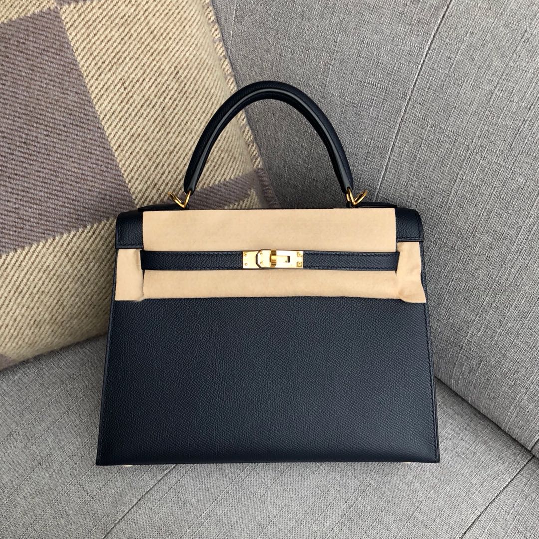 [Pre-order] Hermes Kelly 25 Bleu Nuit 2Z หนัง original Epsom งาน full handmade 100% คุณภาพ VIP เกรดดีที่สุด