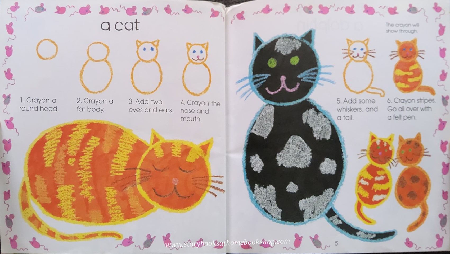 DRAWING BOOK** ð
ðUSBORNE PLAYTIME I CAN DRAW ANIMALS