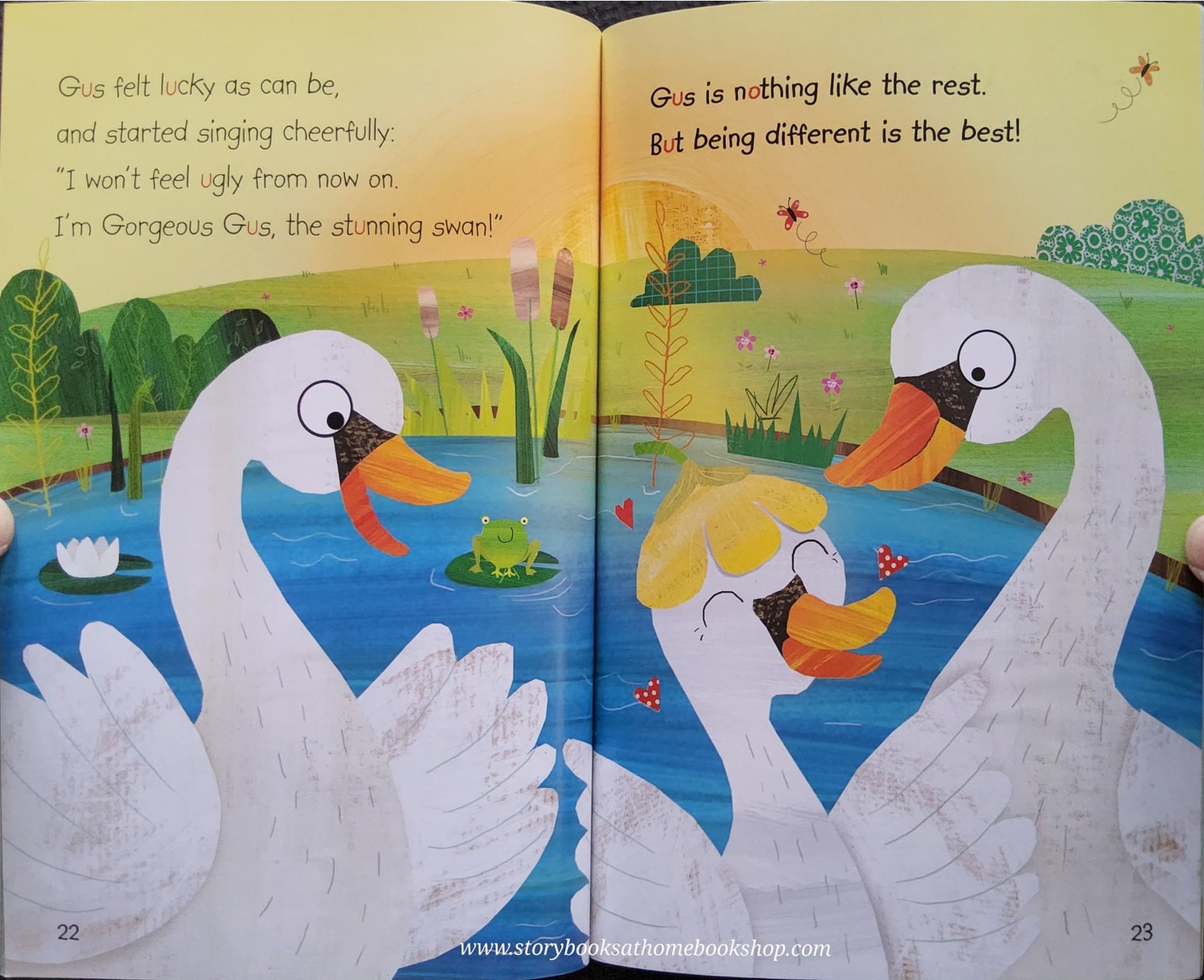 หนังสือนิทานปกอ่อน** 🍅READING WITH PHONICS: THE UGLY DUCKLING