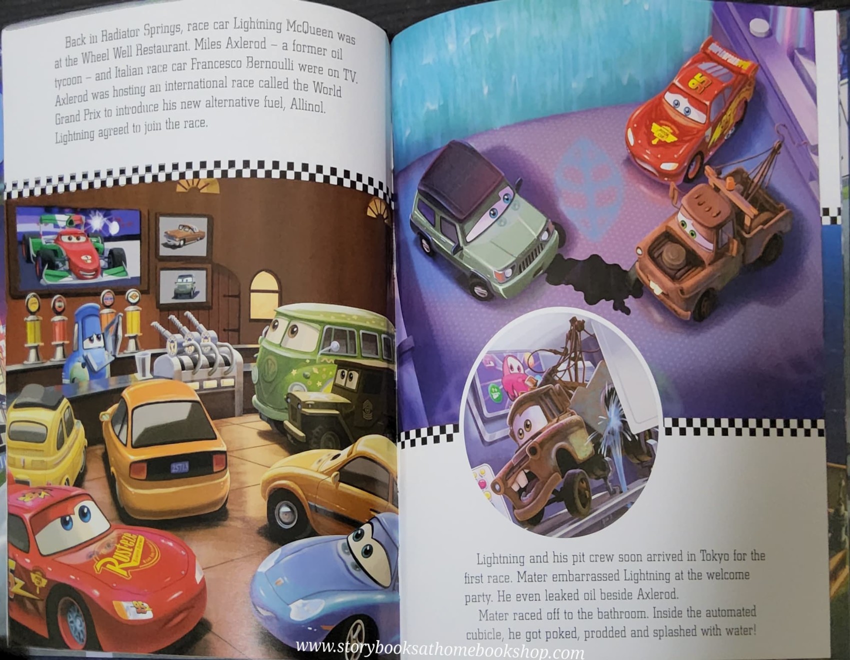 หนังสือนิทานปกแข็ง** 🍅🍅DISNEY PIXAR CARS 2