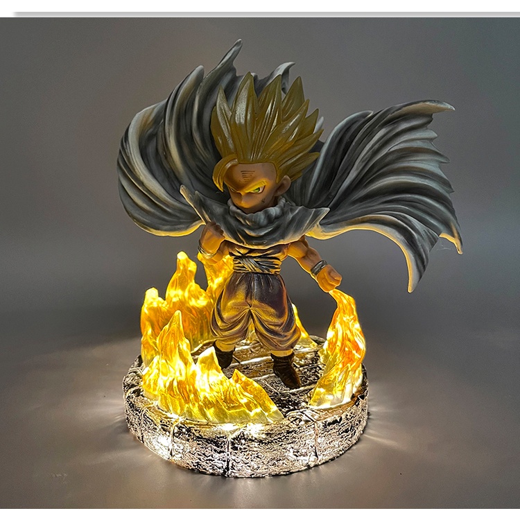 GK Resin Diorama Effect งานเรซิ่น ฐานเอฟเฟค ฉากพื้นอิฐเอฟเฟคเปลวไฟ (มีไฟ)(สายเสียบUSB)