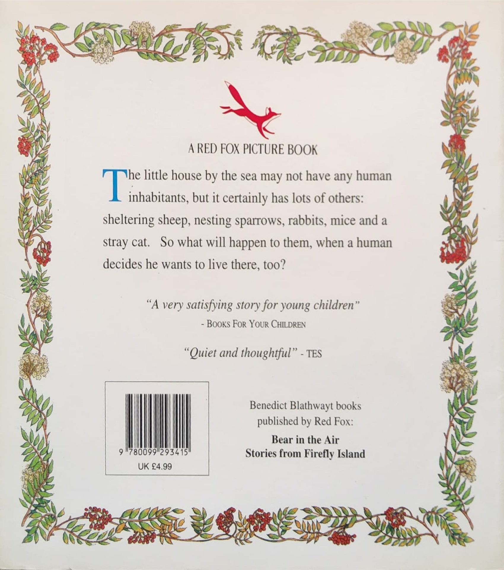 หนังสือนิทานปกอ่อน** 🍅THE LITTLE HOUSE BY THE SEA BY BENEDICT BLATHWAYT