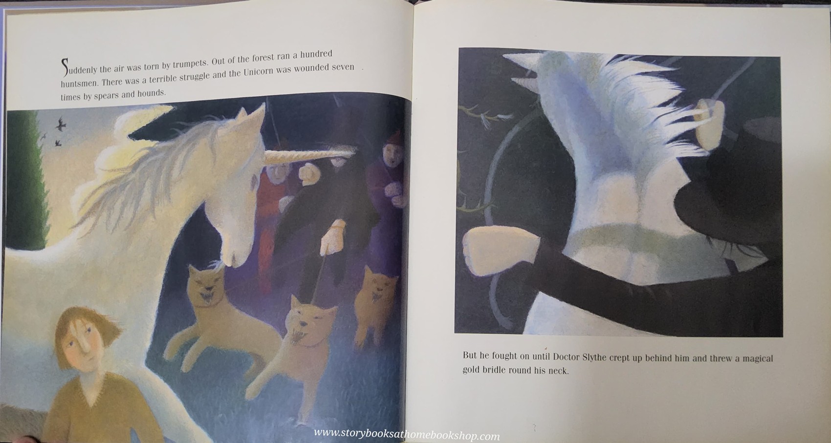 หนังสือนิทานปกแข็ง** 🍅🍓NOBODY RIDES THE UNICORN BY ADRIAN MITCHELL