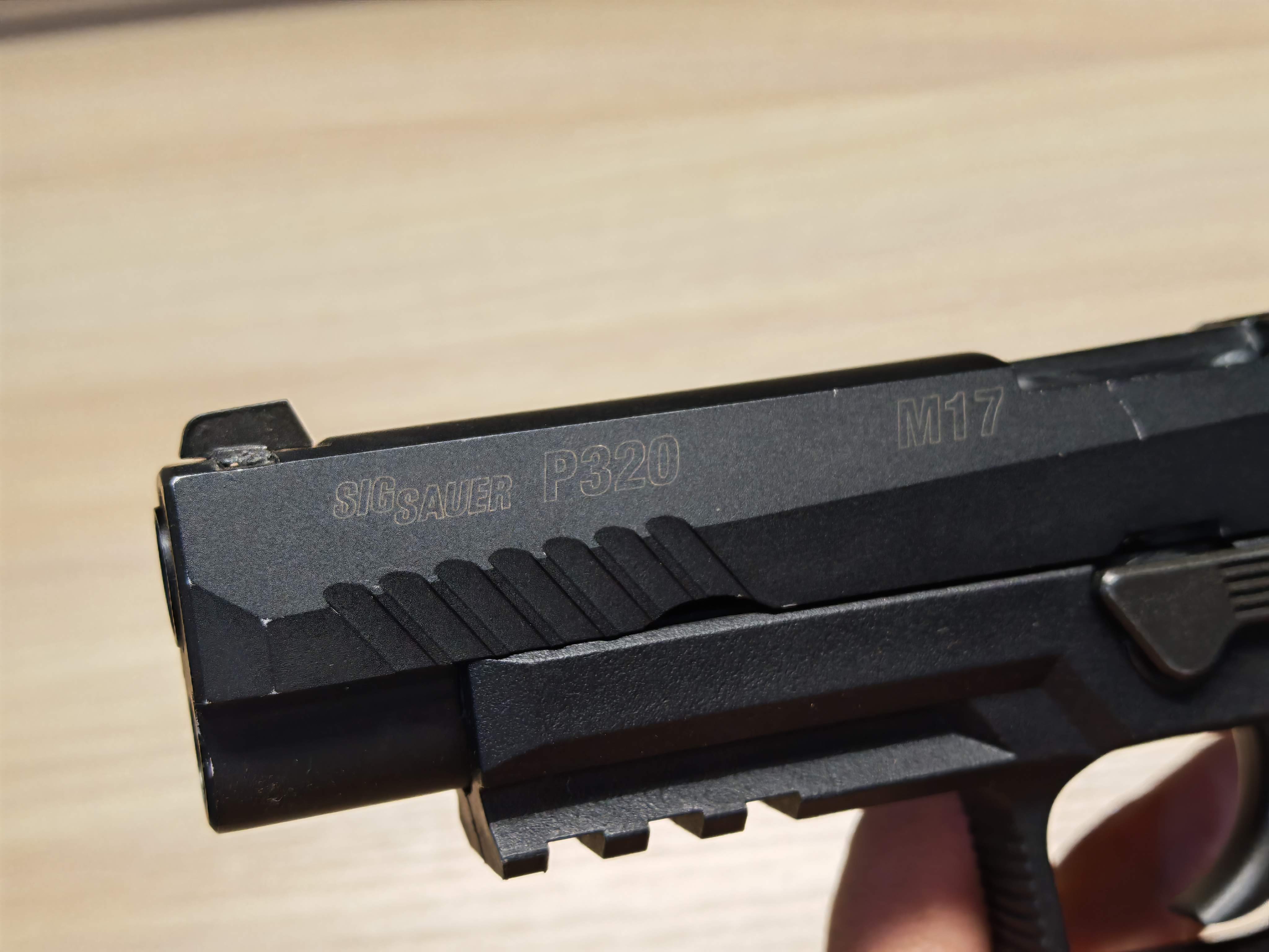 WE Sig Sauer P320 M17 GBB BB Gun บีบีกัน แบบแก๊ส ปืนอัดลม มือสอง Airsoft Gun