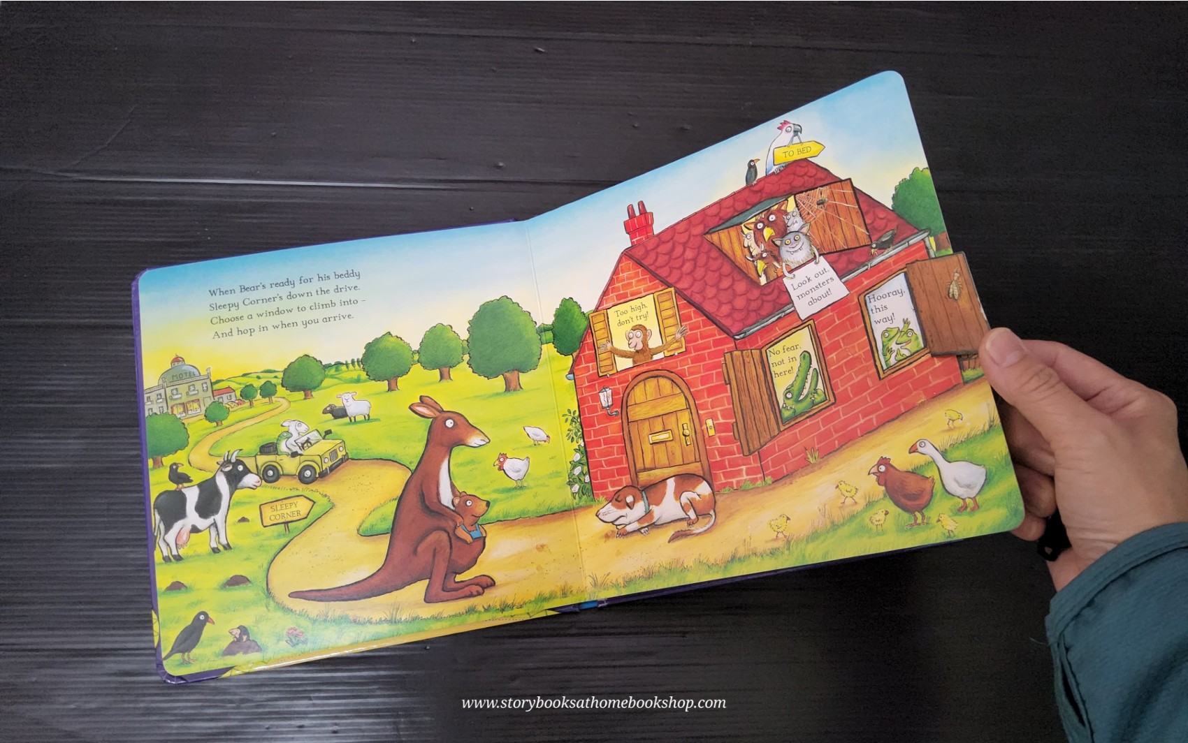 FLAP BOARD Book** 🍅THE BEDTIME BEAR BY IAN WHYBROW.AXEL SCHEFFLER