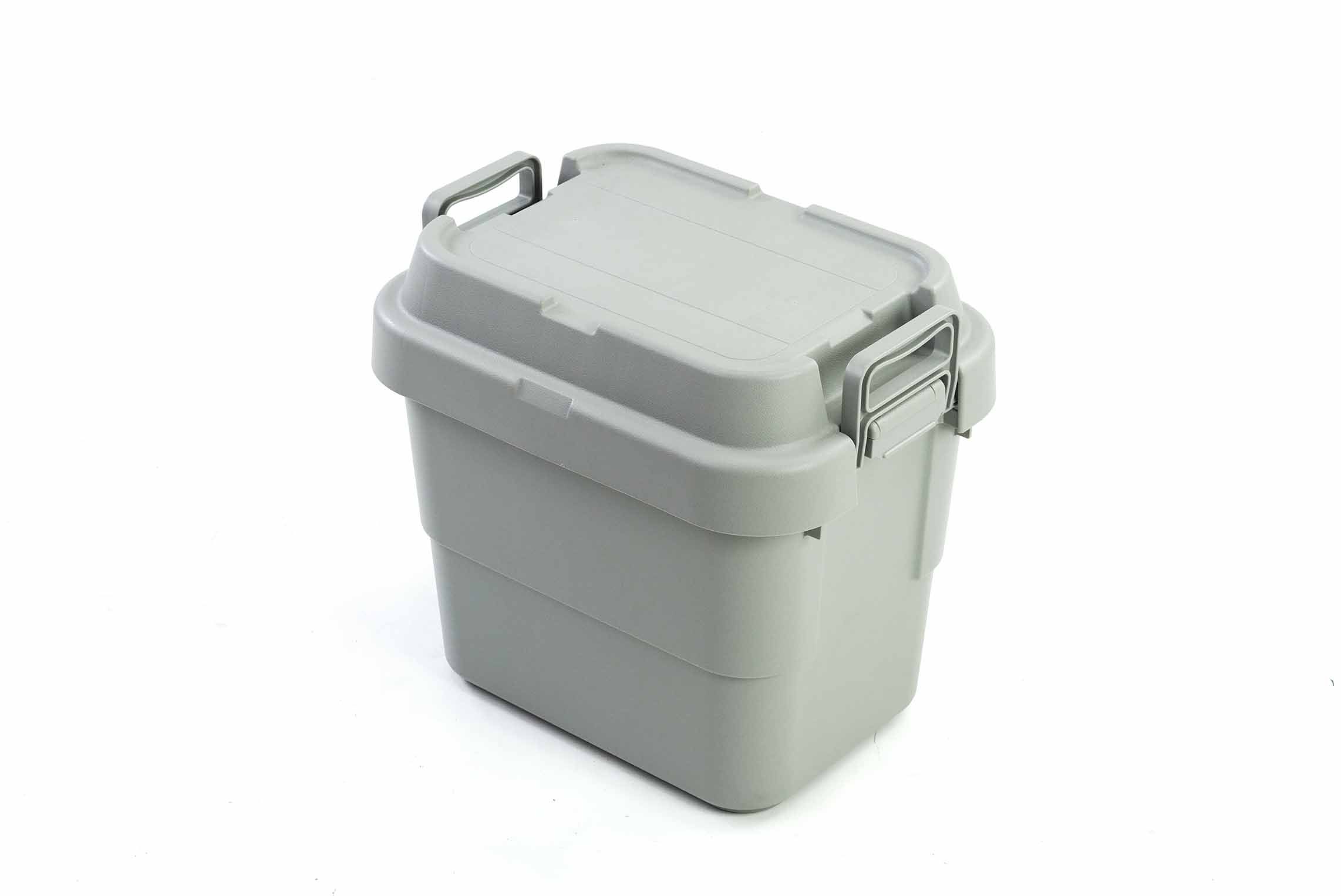 Camping box กล่องลังเก็บของ 20L JP Quality หนา ไม่ไฟฟ้าสถิต 28x38x36 cm สีเทา TRUNK CARGO