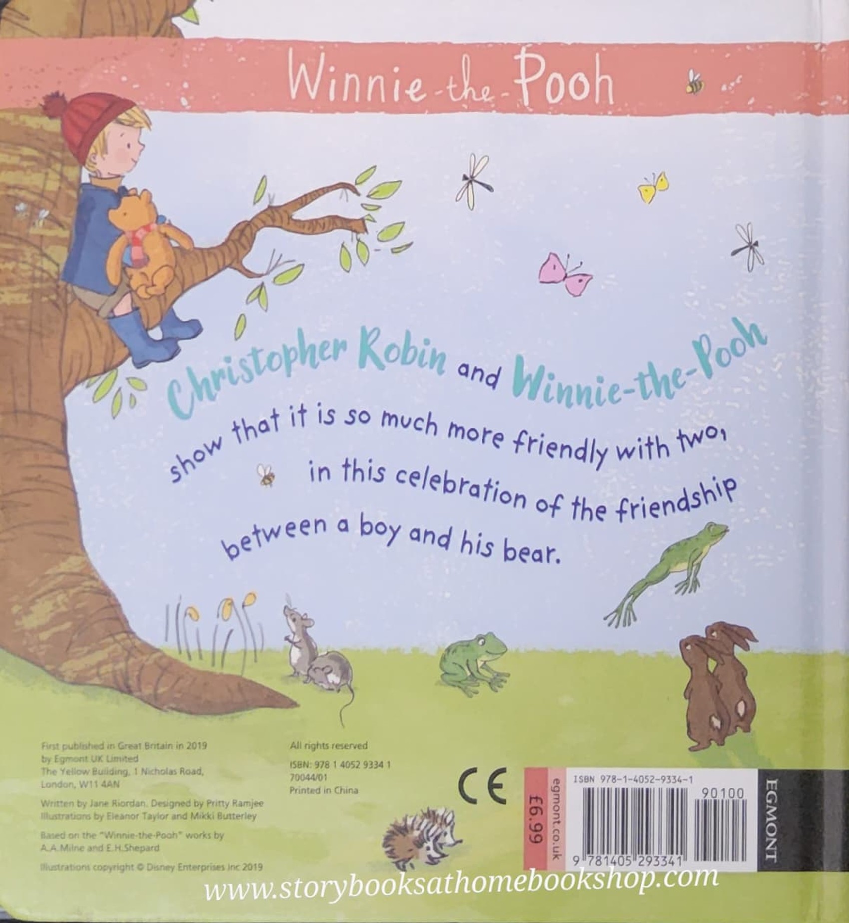 BOARD BOOK** ♥️Winnie the Pooh:It's Friendly with Two Best freinds together