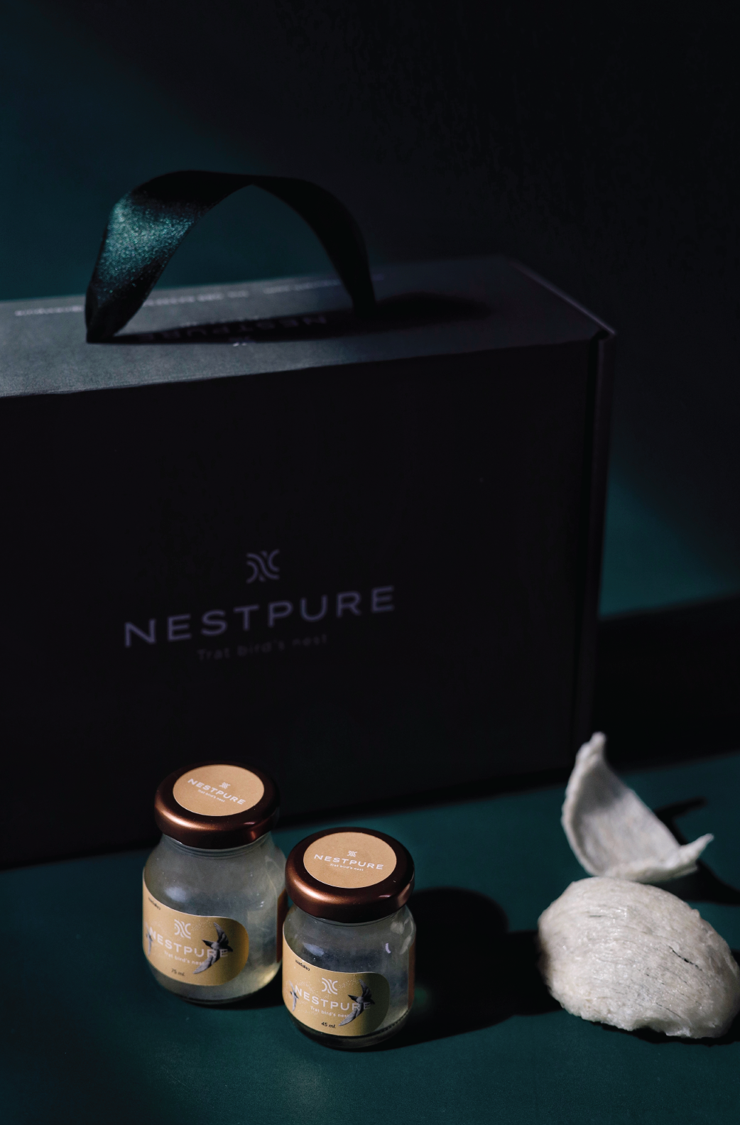 BOX SET เซ็ทกล่องของขวัญ รังนกขวดพร้อมดื่ม รังนกแท้ เนื้อแน่น รังนกต้มสด รังนกปลอดภัยสารกันบูด สารคงตัว