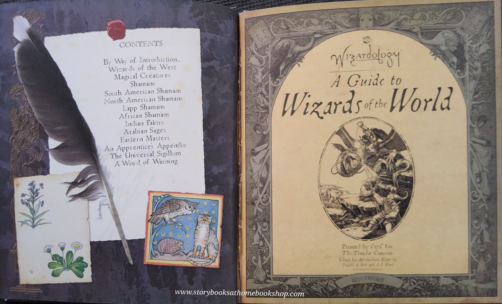 หนังสือนิทานปกแข็ง** 🍅🍓A GUIDE TO WIZARDS OF THE WORLD