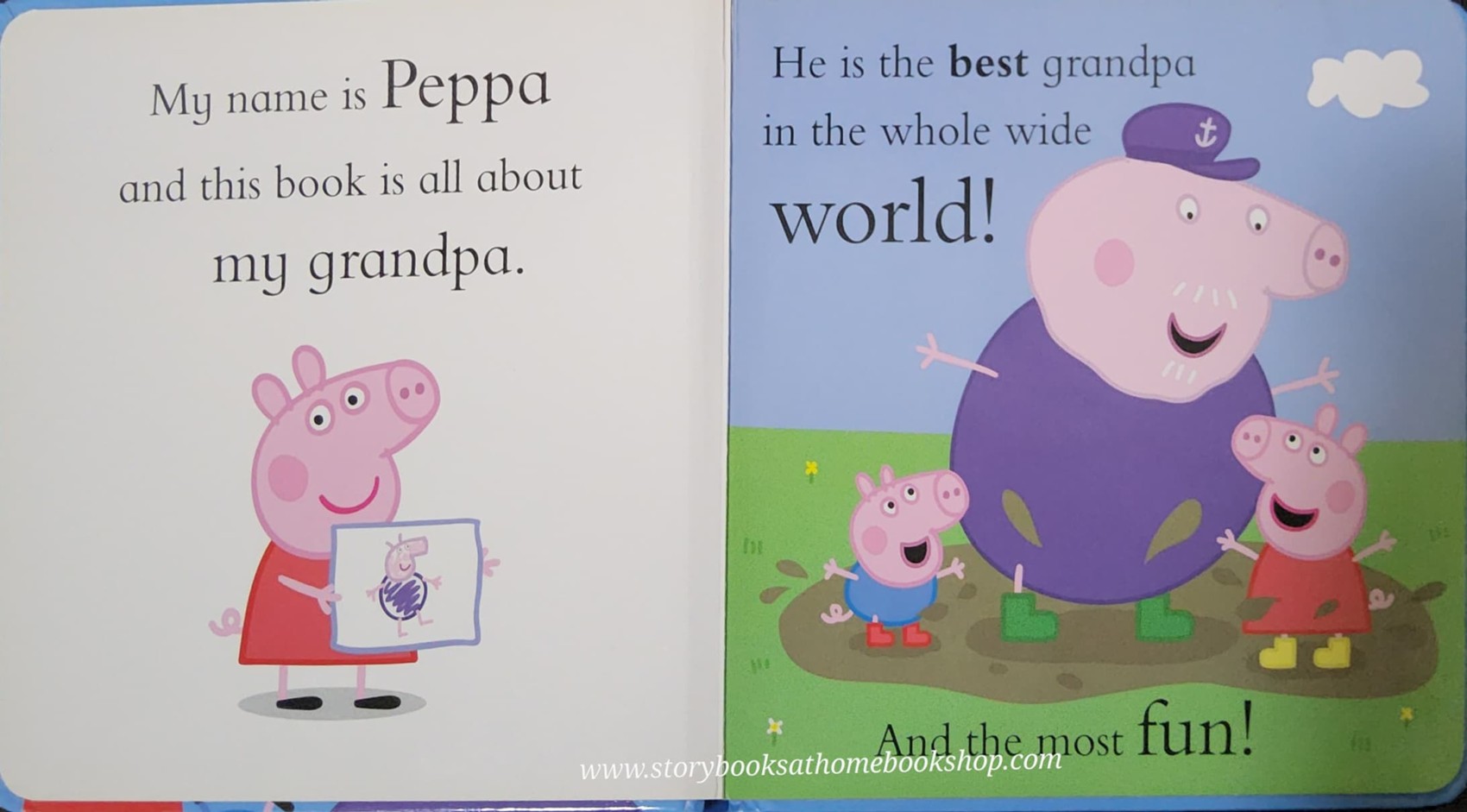 BOARD BOOK** ♥️PEPPA PIG MY GRANDPA