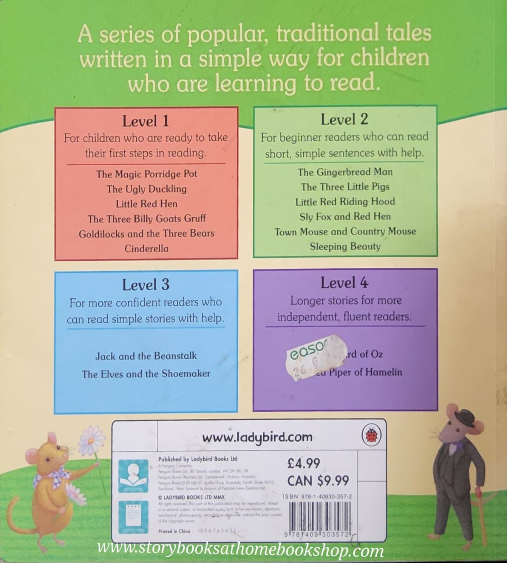 หนังสือนิทานปกอ่อน** 🍅🍓READ IT YOURSELF with Ladybird L.2:TOWN MOUSE AND COUNTRY MOUSE