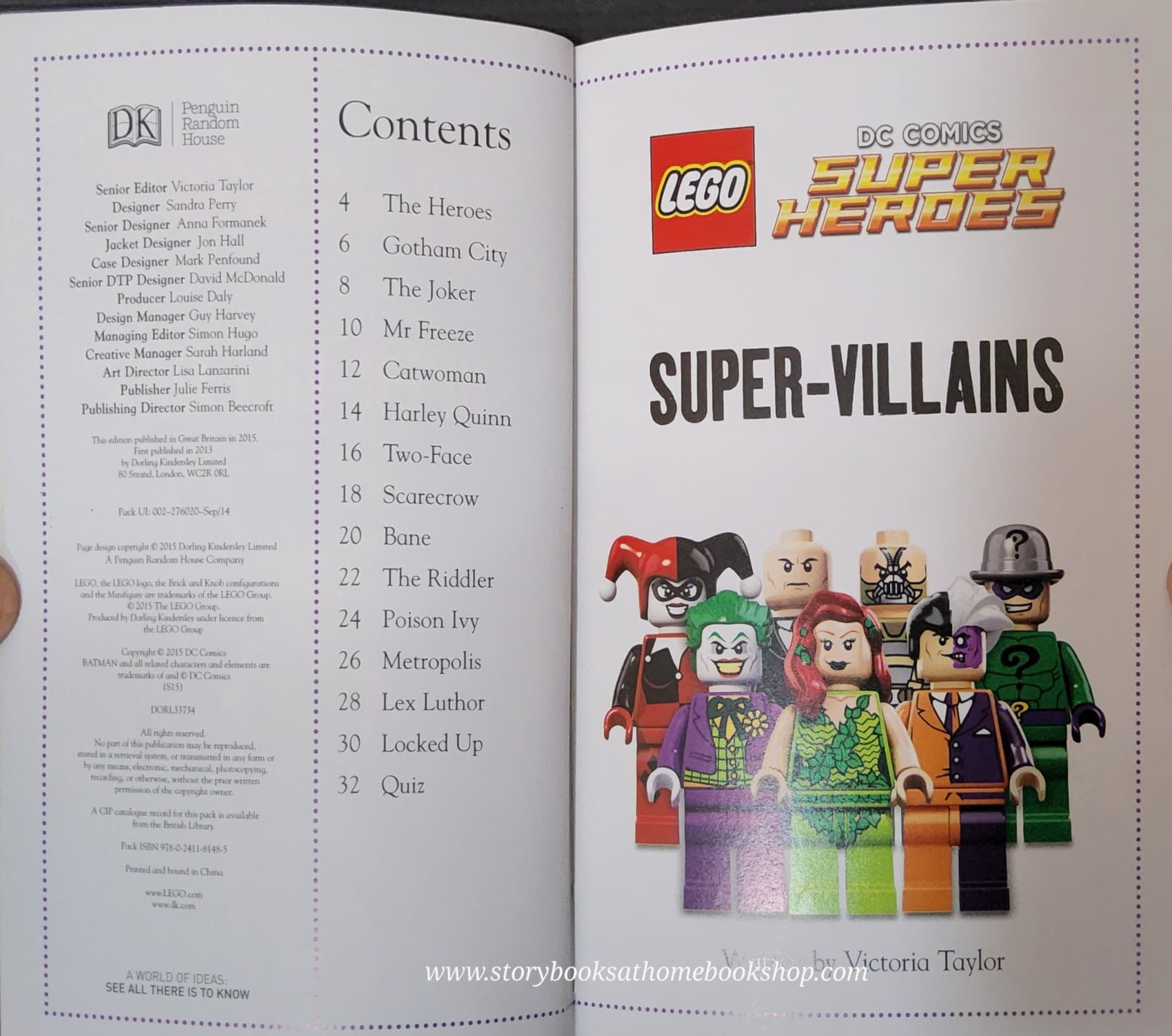 หนังสือนิทานปกอ่อน** 🍅🍓LEGO:DC COMICS SUPER HEROES: SUPER-VILLAINS