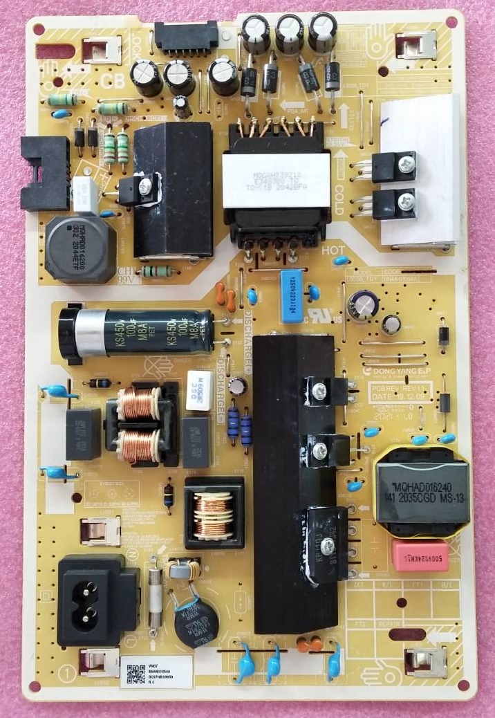 เพาเวอร์ซัพพลายทีวีซัมซุง (Power Supply TV SAMSUNG)มือสองพร้อมใช้งาน รุ่น UA55TU8000KXMR :UA55TU8000KXXT :UA55TU8100KXXT :UA58TU7000K พาร์ท BN44-01054A : BN44-01054C