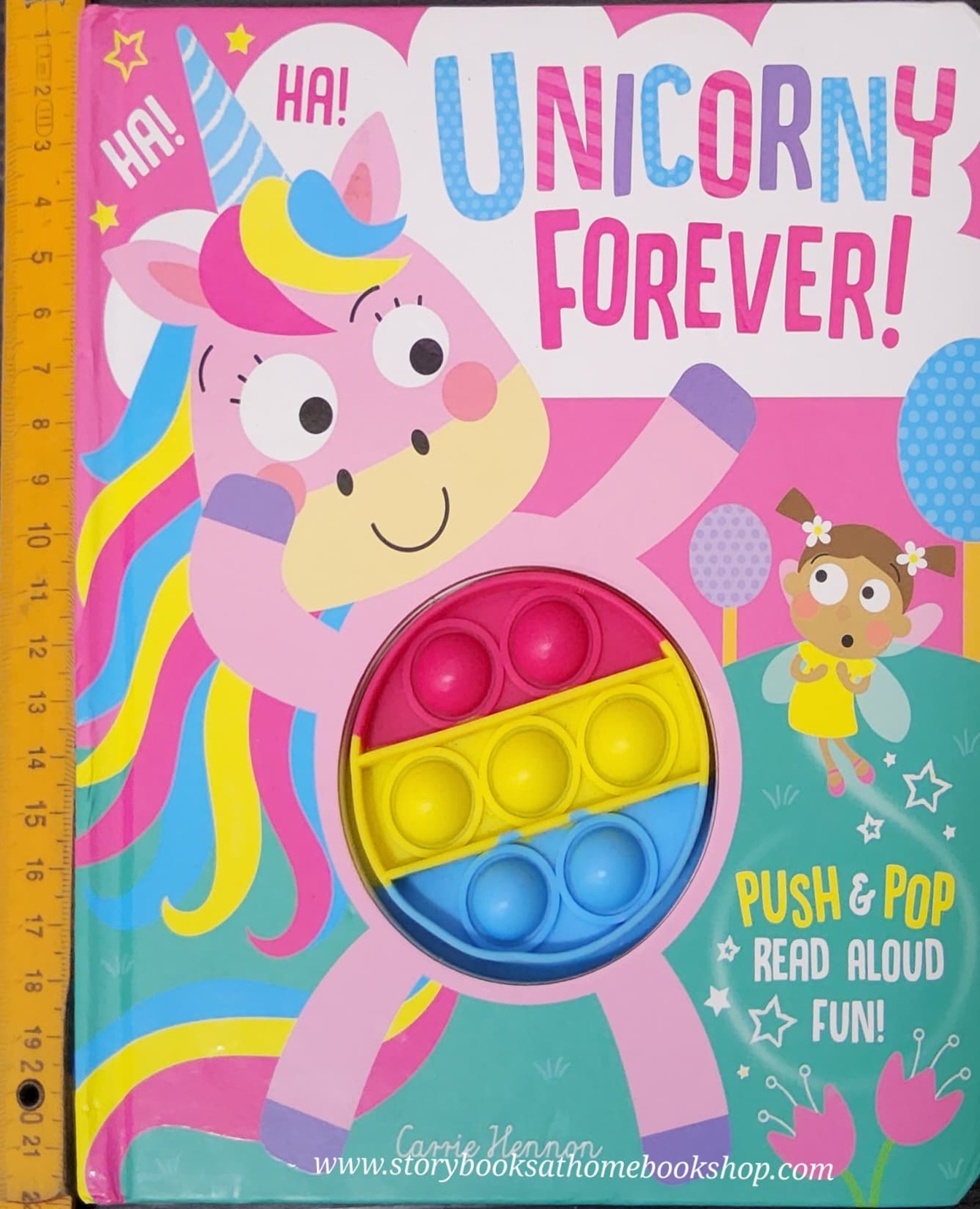 BOARD BOOK** ð
ð
UNICORNY FOREVER! PUSH&POP READ ALOND FUN