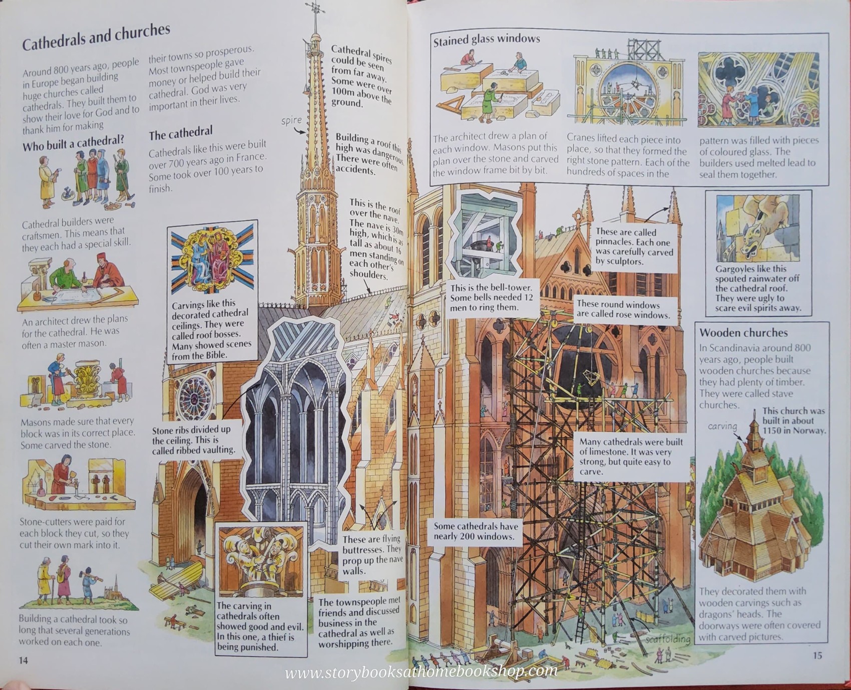 KNOWLEDGE BOOK** ♥️♥️USBORNE BEGINNER'S KNOWLEDGE CASTLES,PYRAMIDS AND PALACES