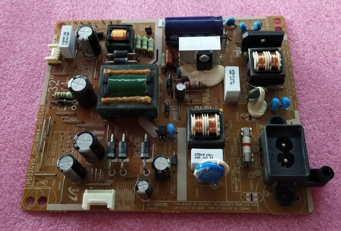 POWER SUPPLY SAMSUNG (ซับพลาย ซัมซุง) อะไหล่แท้/มือสองพร้อมใช้งาน พาร์ท BN44-00554B :BN44-00492B :BN44-00492D :BN44-00554A รุ่น HG32AB460GW :UA32EH4003R