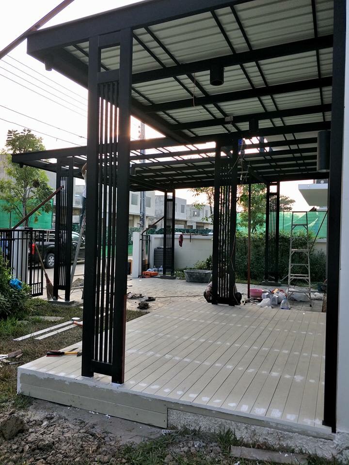 หลังคาโรงจอดรถ หลังคาโรงจอดรถ