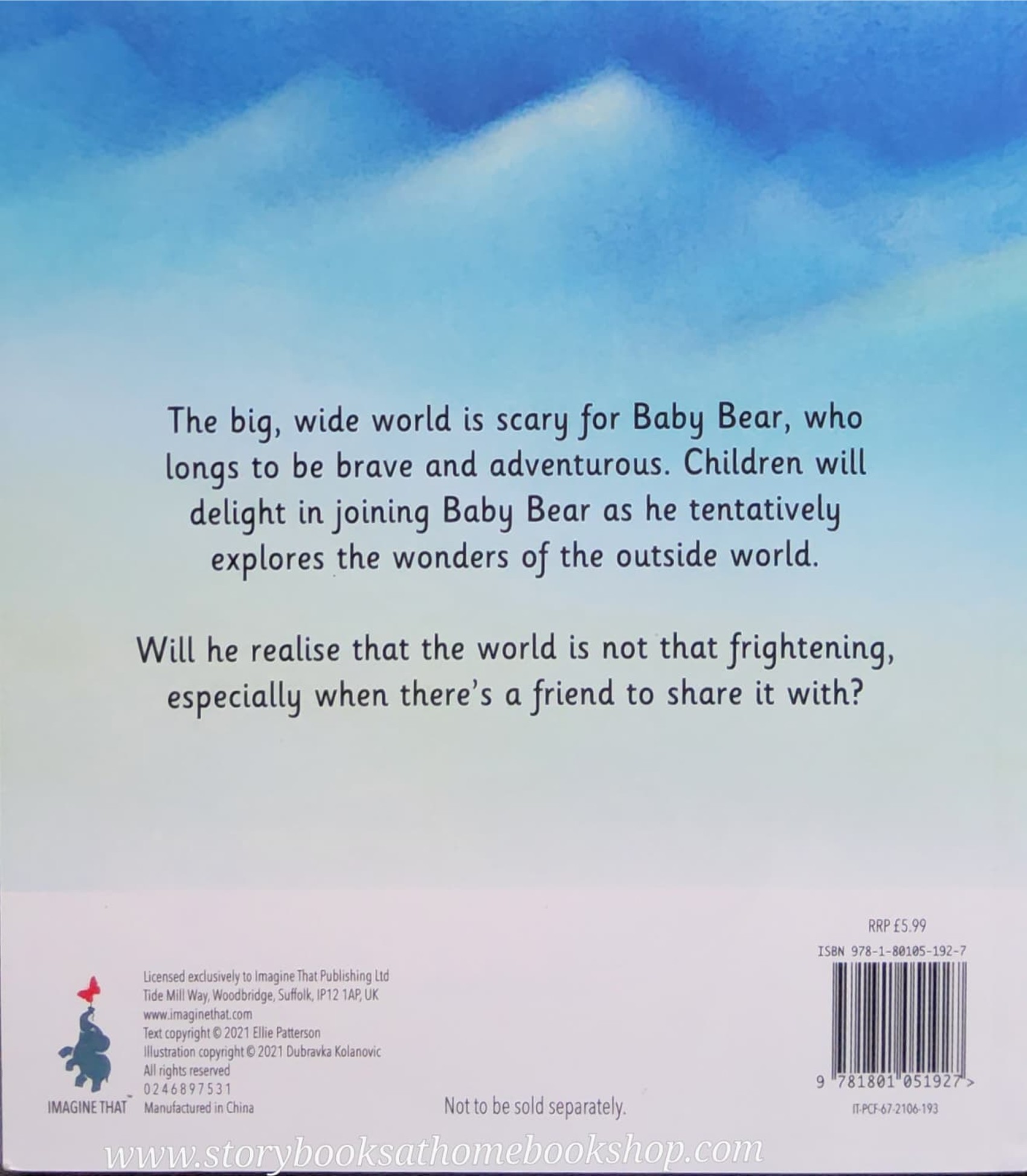 หนังสือนิทานปกอ่อน** ♥️♥️BABY BEAR AND THE BIG WIDE WORLD
