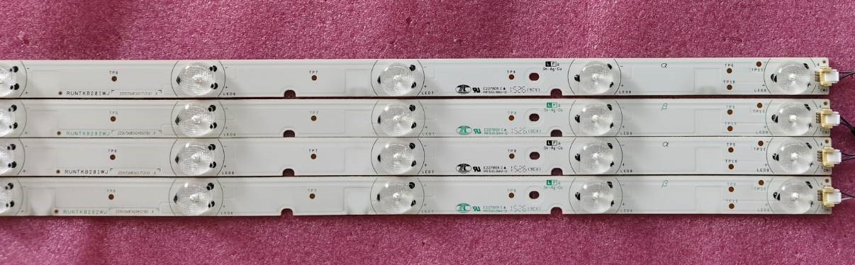 หลอดแบล็คไลท์ทีวีชาร์ป SHARP ของแท้ถอดจากเครื่อง ใช้กับรุ่นLC-40LE265M LC-40LE265X LC-40LE275X LC-40SA550X