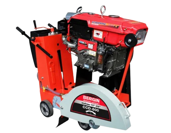 BERGIN รถตัดถนน KM022 -CCD-600 10"-24" เครื่องยนต์ดีเซล