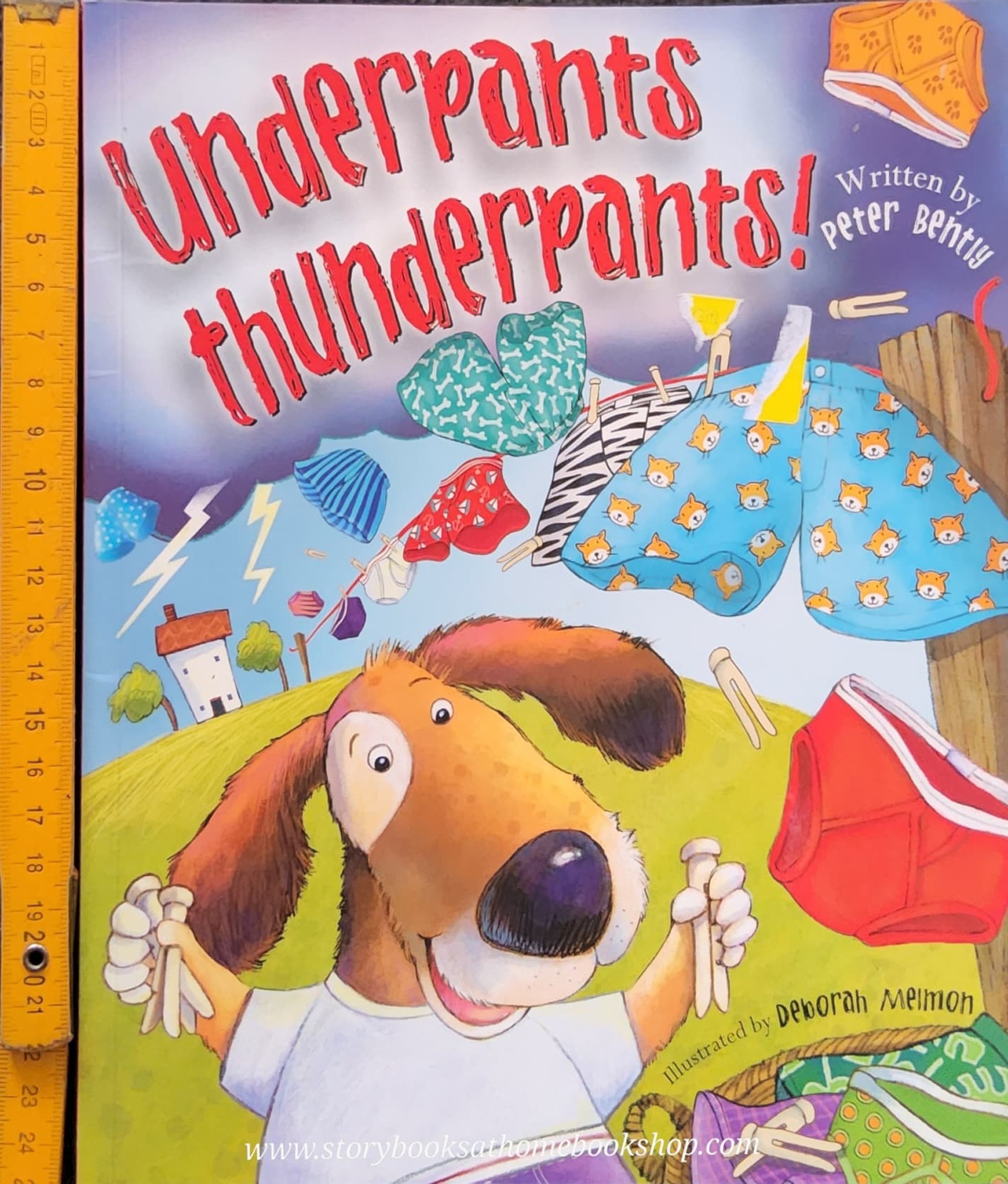 หนังสือนิทานปกอ่อน ** 🍅🍅UNDERPANTS THUNDERPANTS BY PETER BENTLY