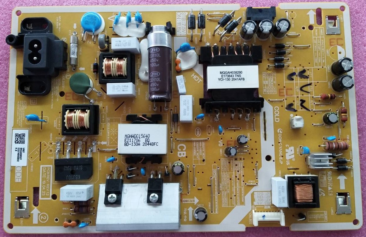 ซัพพลายทีวี ซัมซุง SAMSUNG ของแท้ถอดจากเครื่อง รุ่น UA43T6000AK พาร์ทBN44-00852F