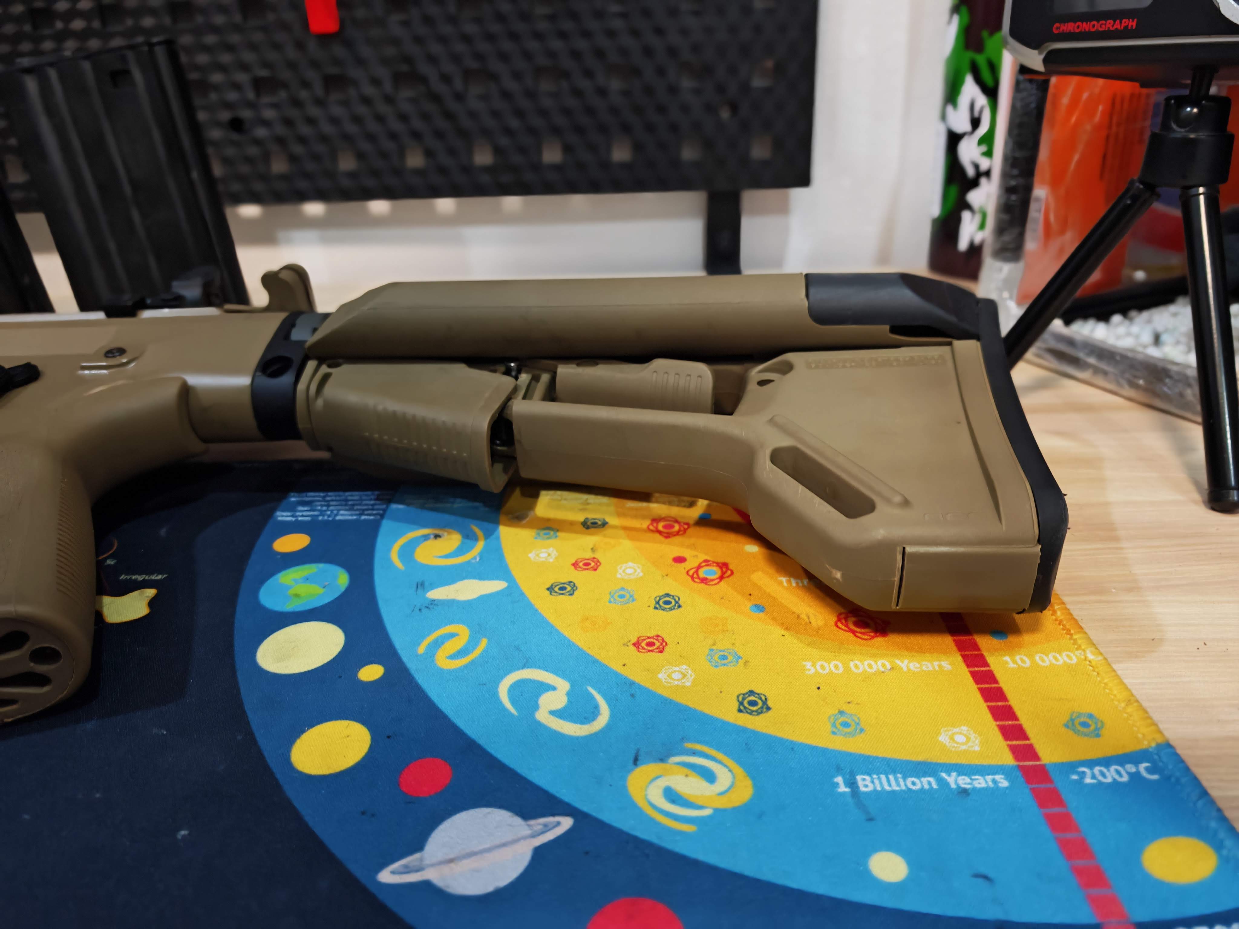 E&C 902-1 S2 M110 K1 Carbine บอดี้โลหะ Jr.Custom Gen 2 AEG BB Gun บีบีกัน Airsoft Gun ปืนอัดลม ปืนยาวไฟฟ้า มือสอง