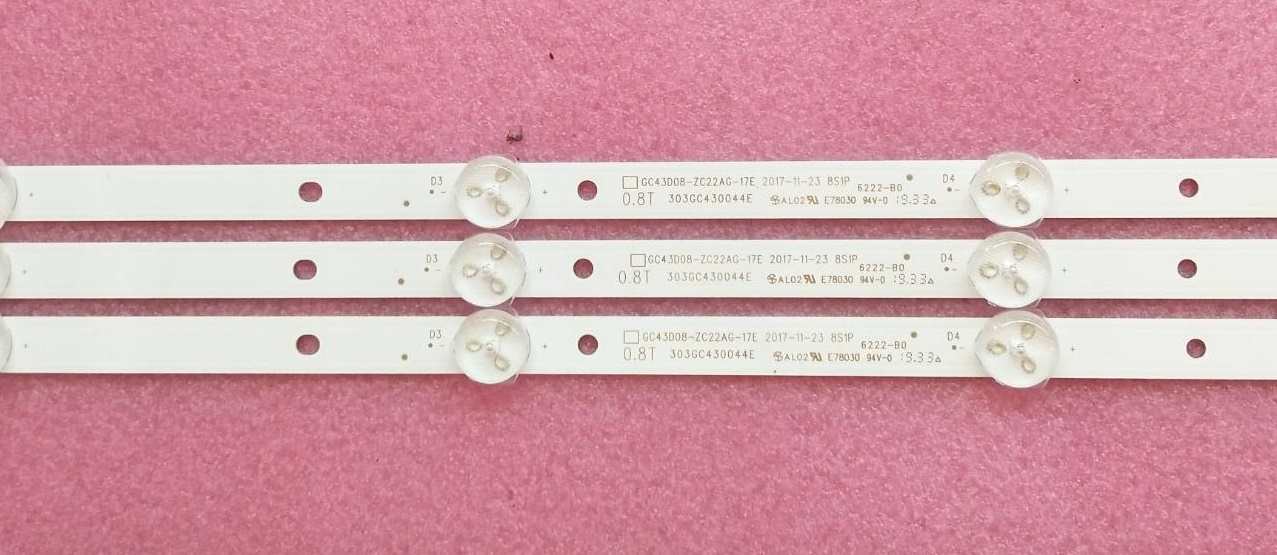 หลอดแบคไลน์ทีวี ซัมซุง SAMSUNG ของแท้ถอดจากเครื่อง รุ่น UA43N5003AK