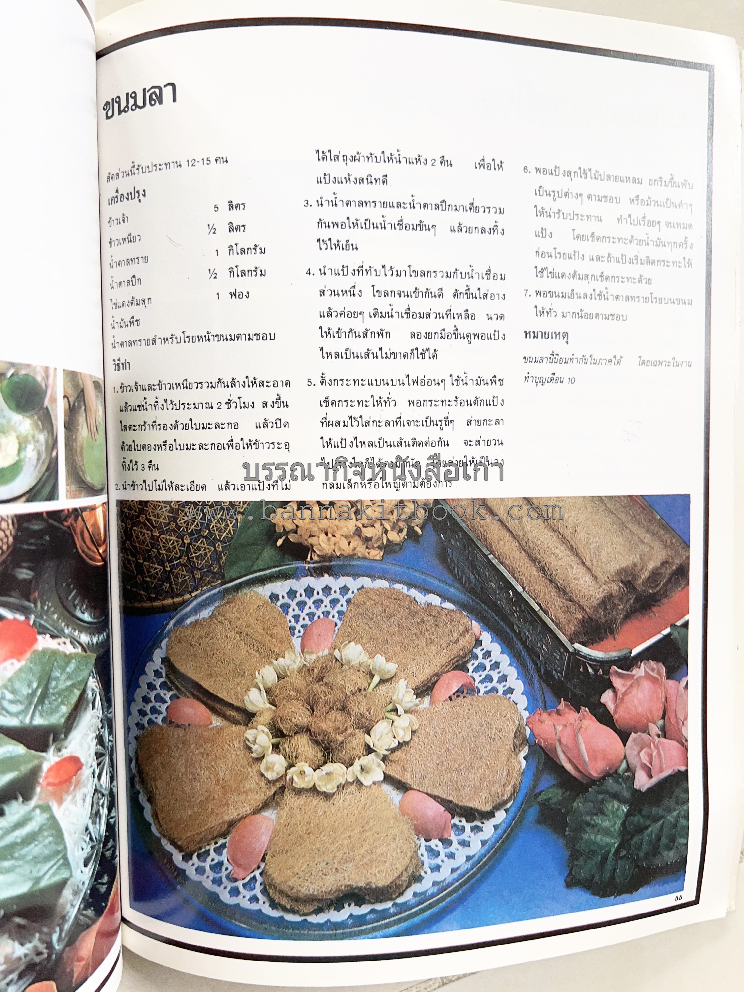 อาหารการกินของชาวรัตนโกสินทร์ โดย : ศาสตราจารย์ คุณหญิงเต็มสิริ บุณยสิงห์ (ตำราอาหารคาว อาหารว่าง ของหวาน).