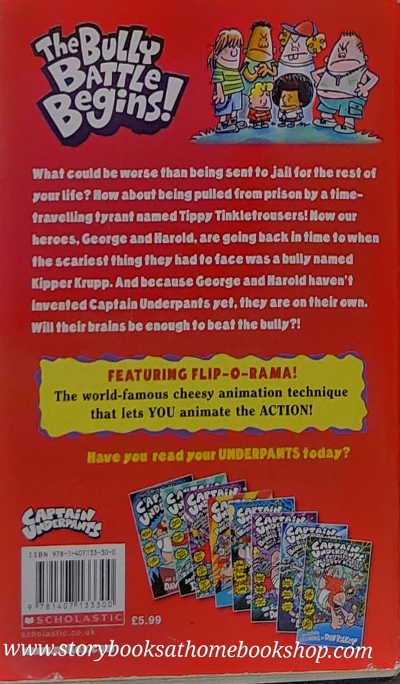 วรรณกรรมเยาวชน แนะนำ** 🍅🍓Captain Underpants and the Terrifying Re-Turn of Tippy Tinkletrousers #9 BY DAV PILKEY