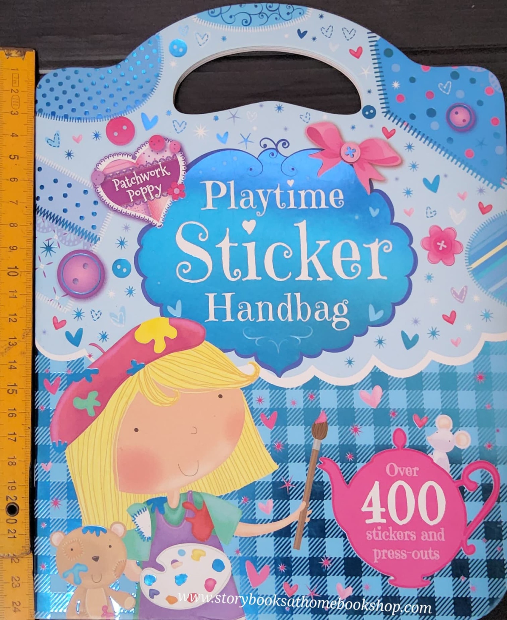 Activities book** 🍅🍅PLAYTIME STICKER HANDBAG (OVER 400 STICKERS AND PRESS-OUTS)