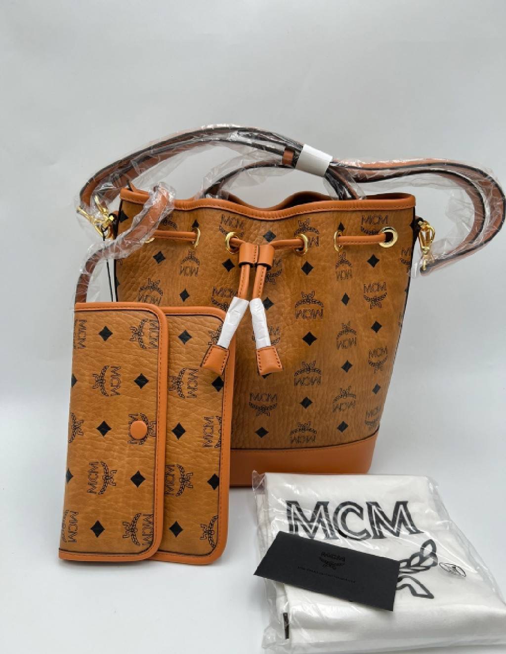 New Mcm drawstring small size