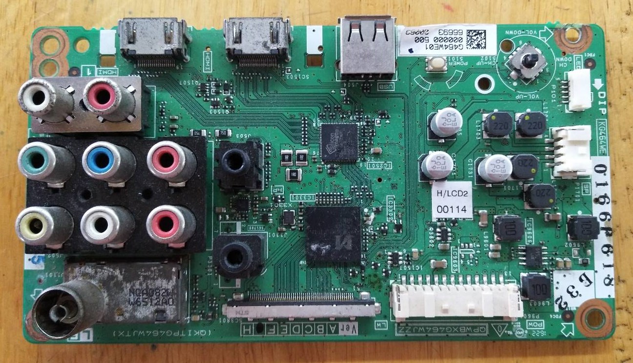 เมนบอร์ดทีวีชาร์ป/อะไหล่ทีวีชาร์ปรุ่น LC-40LE265M พาร์ท DKEYMG464FM01C