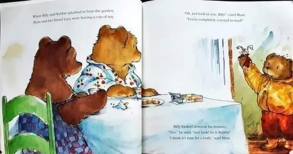 หนังสือนิทานปกอ่อน ** 🍅🍓Bedtime,Billy Bear!