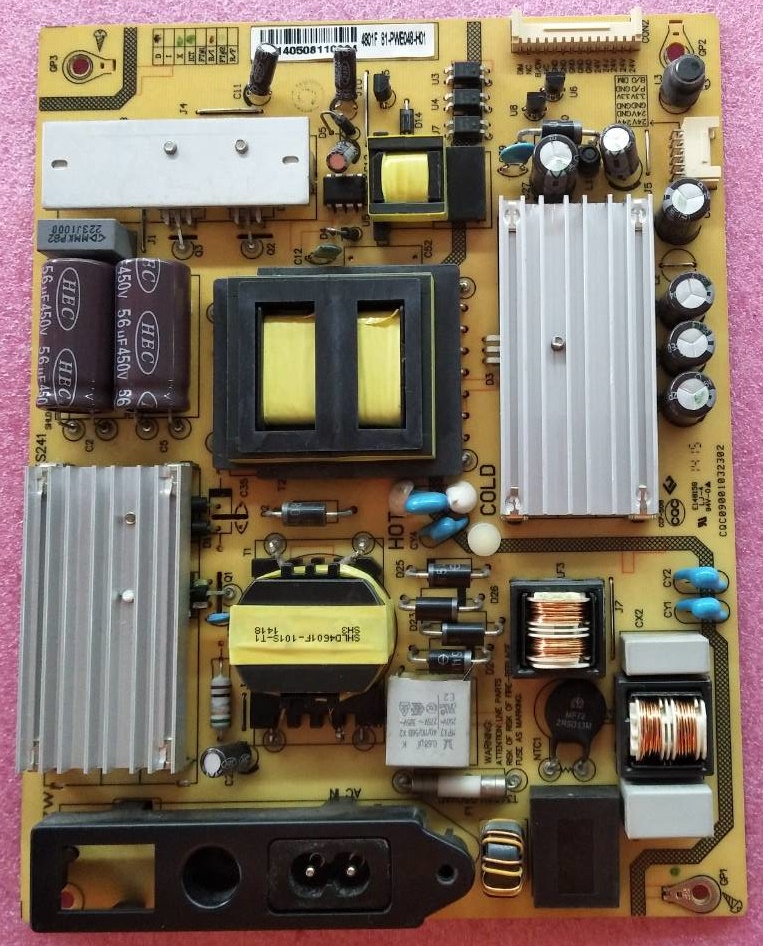 ซับพลายทีวี ทีซีแอล TCL ของแท้ถอดจากเครื่อง ใช้กับรุ่น LED55S4610 LED48E5600 LED48F3300F LED48E5610 พาร์ท SHLD4601F-101S