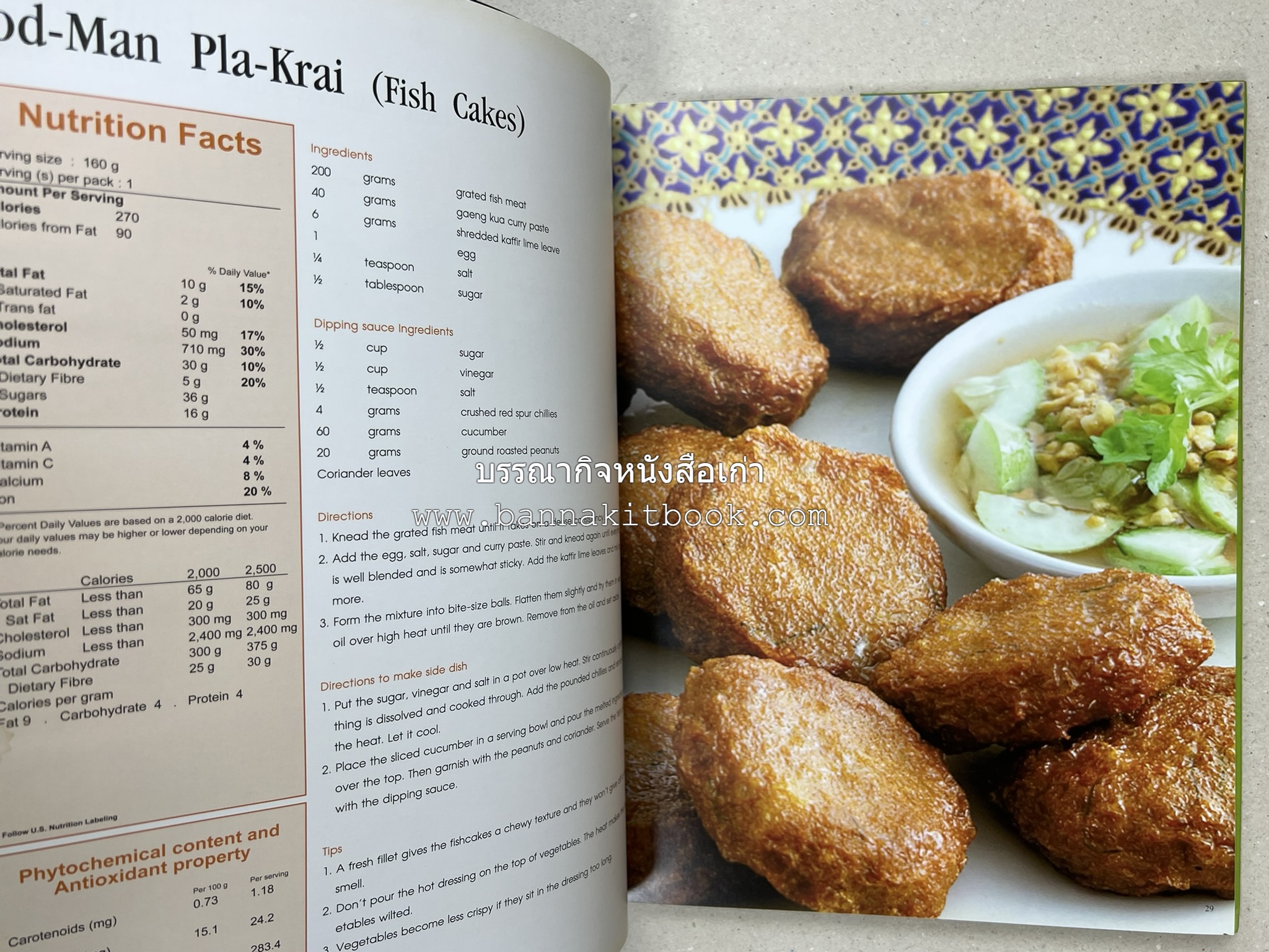 Exploring Thai Flavours ตำรับอาหารไทยสูตรดั้งเดิมและสูตรสมัยใหม่ โดย : สถาบันอาหาร (พิมพ์ภาษาอังกฤษ).