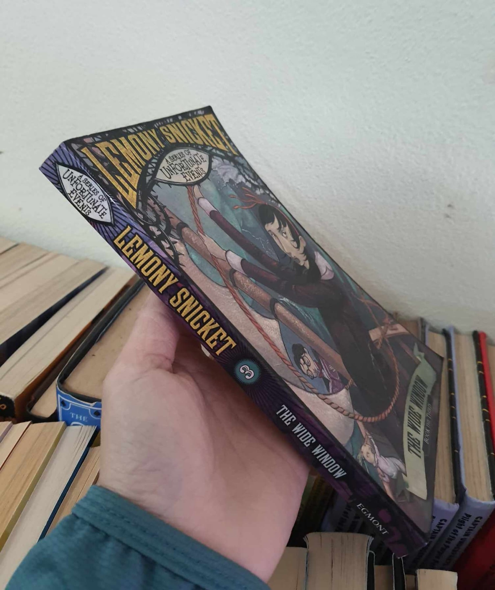 วรรณกรรมเยาวชน** **หนังสือนิทานปกอ่อน** 🍅🍓A SERIES OF UNFORTUNATE EVENTS: THE WIDE WINDOW BOOK THE THIRD BY LEMONY SNICKET